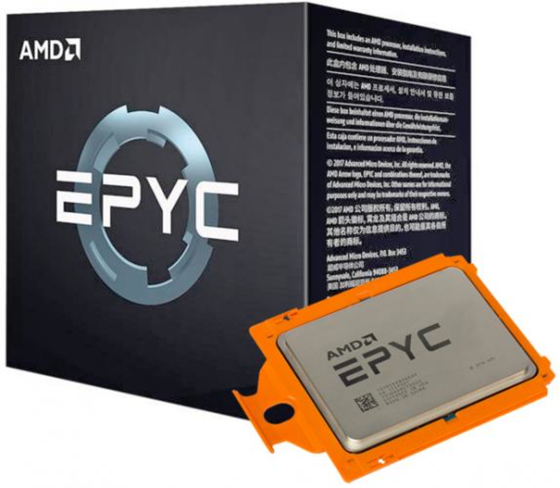 Процессор AMD CPU EPYC 7000 Series 8C/16T Model 7251 PS7251BFAFWOF (2.1/2.9GHz max Boost,32MB,120W,SP3) box