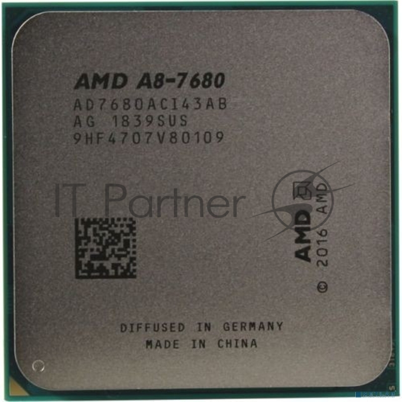 Процессор AMD CPU Desktop A8 4C/4T 7680 (3.8GHz,2MB,65W,FM2+) tray, Radeon R7 Series