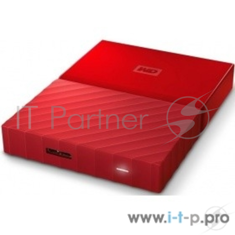 Носитель информации WD Portable HDD 4Tb My Passport WDBUAX0040BRD-EEUE {USB3.0, 2.5