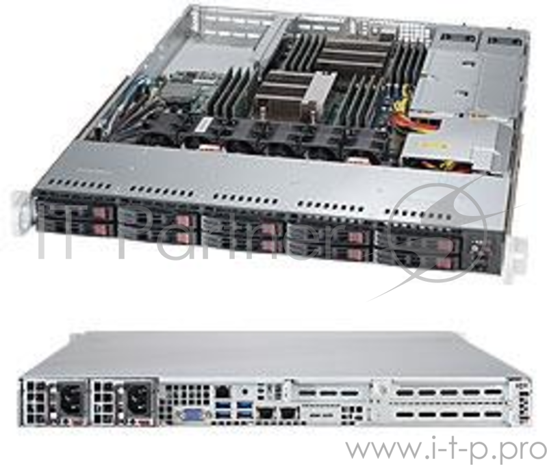 Платформа SYS-1028R-WTNRT, X10DRW-NT,CSE-116TQ-R706WB