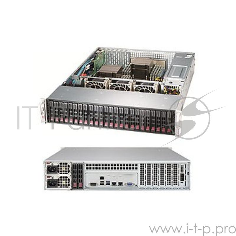 Серверная платформа 2U BLACK SSG-2028R-E1CR24L SUPERMICRO