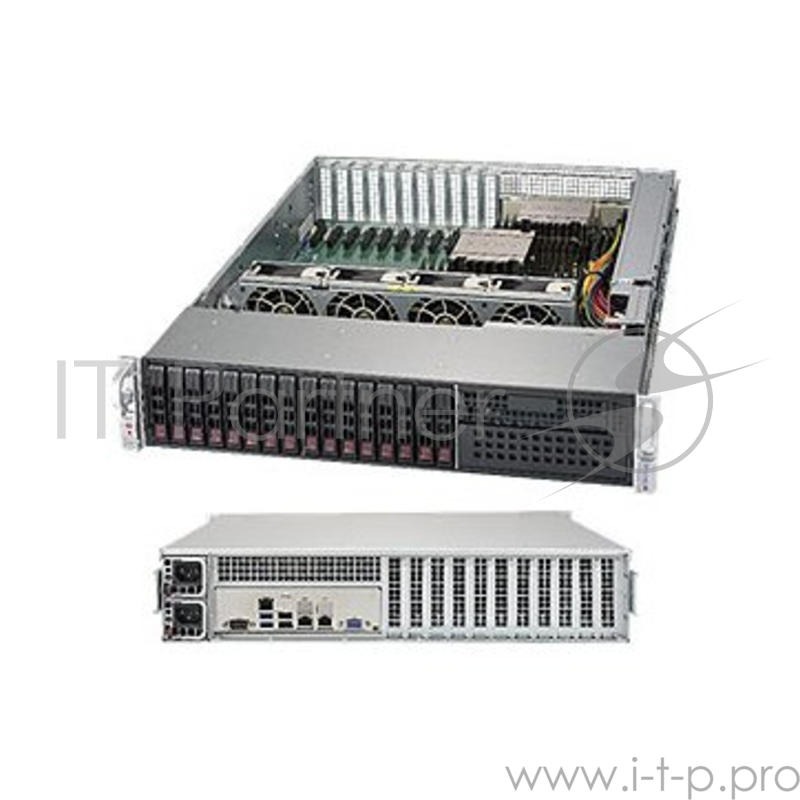 Серверная платформа 2U SATA SYS-2028R-TXR SUPERMICRO