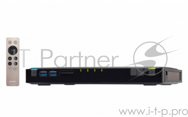 Сетевой накопитель TBS-453A-4G-960GB Сетевой RAID-накопитель, 960 Гбайт , HDMI-порт. Четырехъядерный Intel Celeron N3150 1,6 ГГц, 4 Гбайт.