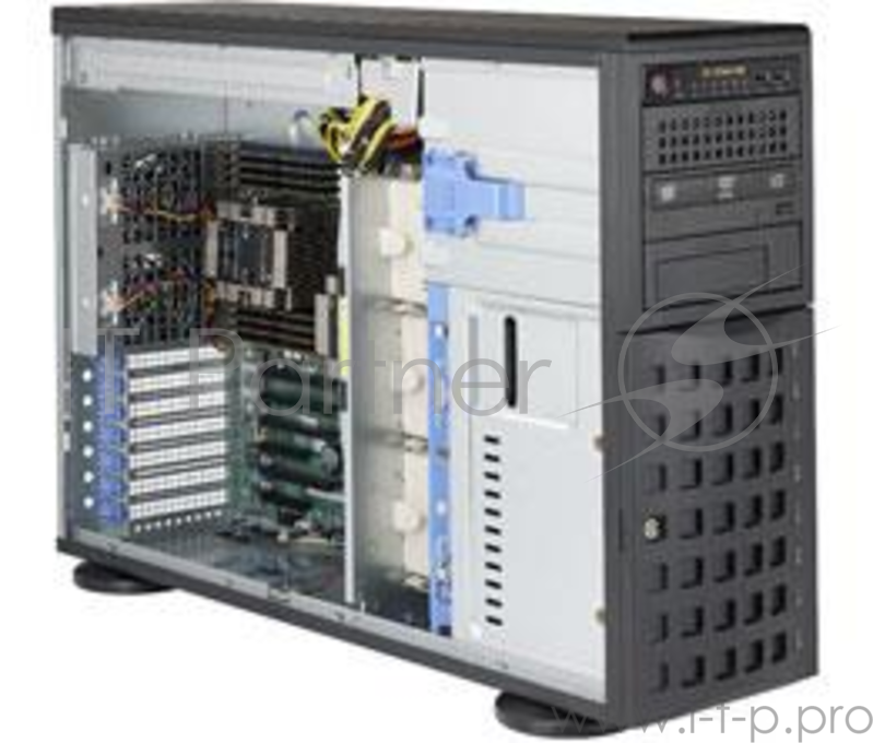 Серверная платформа Supermicro SuperServer 7049P-TRT - 4U/Tower - 8x SATA - Dual 10-Gigabit Ethernet - 16x DDR4 - 1280W Redundant