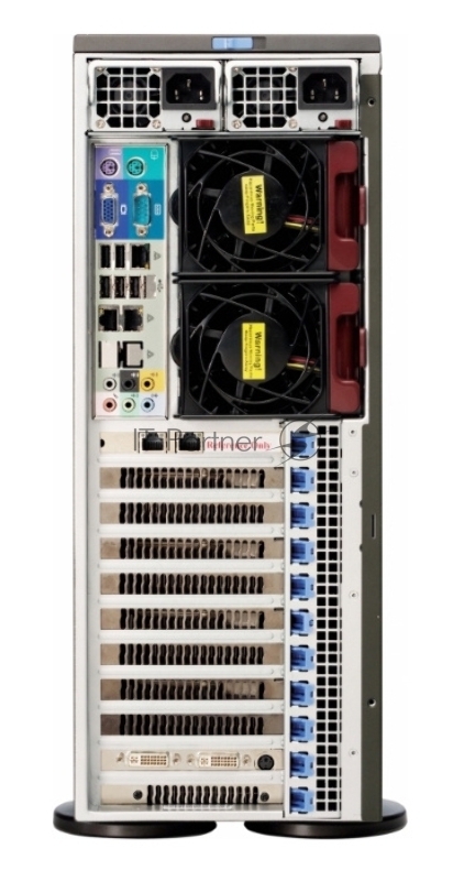 Серверная платформа Supermicro SuperWorkstation 7049GP-TRT - 4U/Tower GPU Server - 8x SATA - Dual 10-Gigabit Ethernet - 2200W Redundant