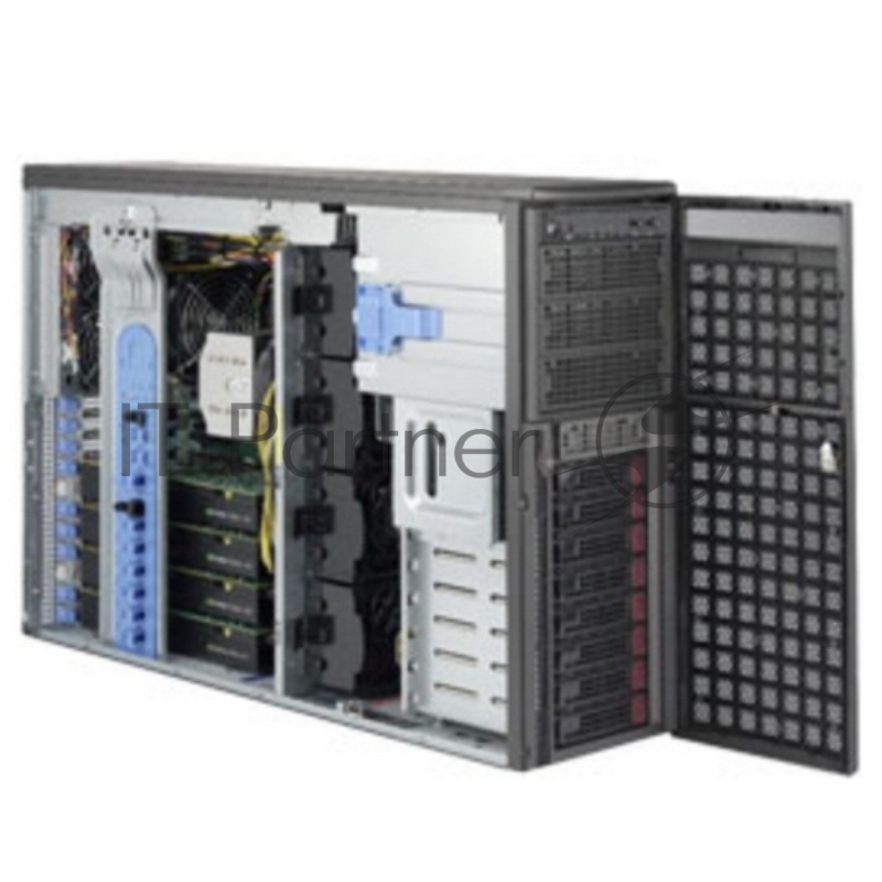 Серверная платформа Supermicro SuperWorkstation 7049GP-TRT - 4U/Tower GPU Server - 8x SATA - Dual 10-Gigabit Ethernet - 2200W Redundant