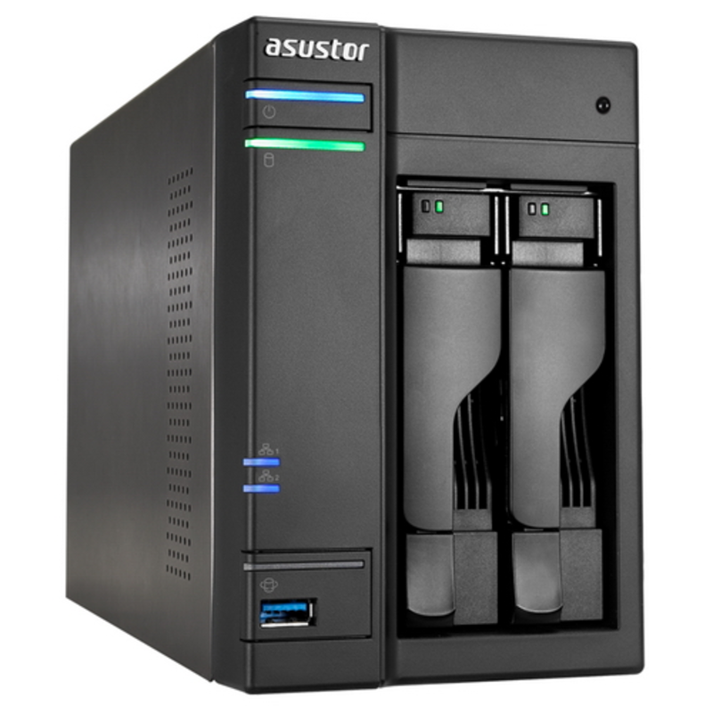 Сервер 2-дисковый AS-6302T ASUSTOR NAS SATA w/o HDD AS6302T , RTL {4}