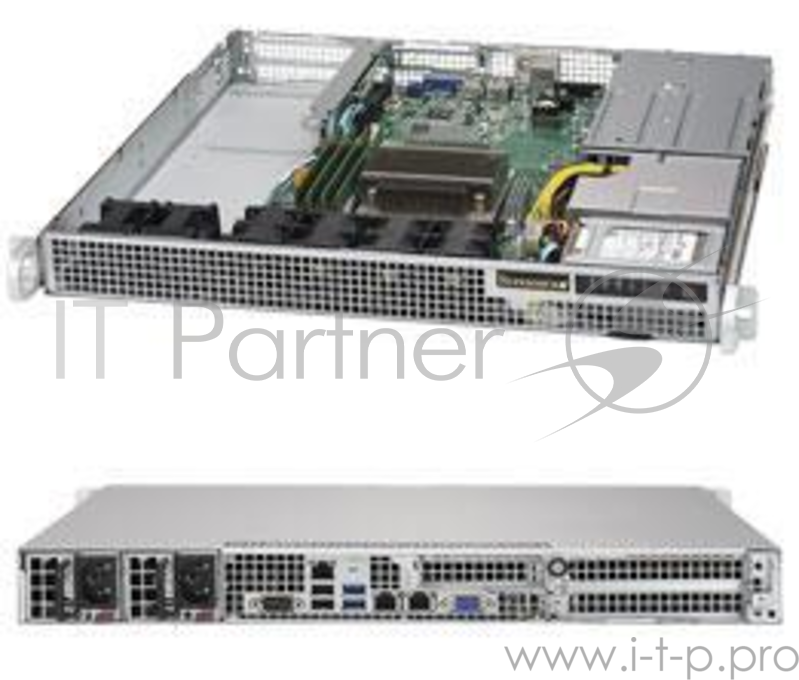 Серверная платформа 1U SATA SYS-1019S-WR SUPERMICRO