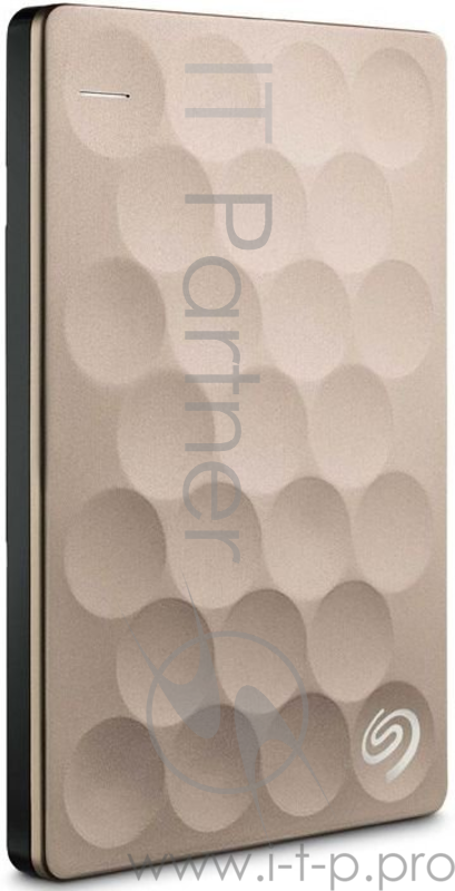 Носитель информации Seagate Portable HDD 2Tb Ultra Slim STEH2000201 1X3AD4-570 GOLD {USB 3.0, 2.5
