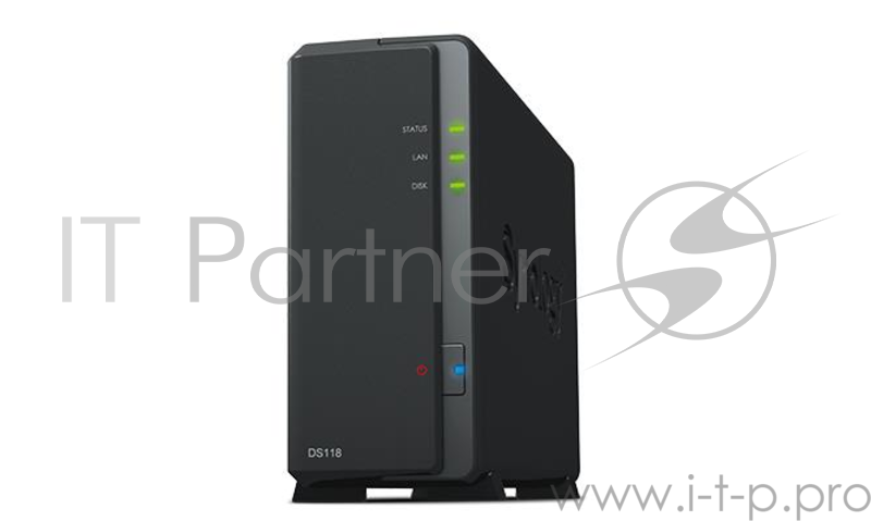 СХД настольное исполнение 1BAY NO HDD DS118 SYNOLOGY