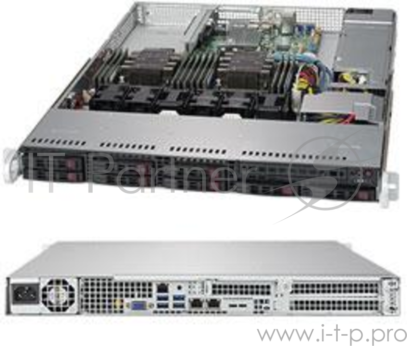 Supermicro SuperServer 1029P-WT- 1U - 10x SATA - 12x DDR4 - 400W