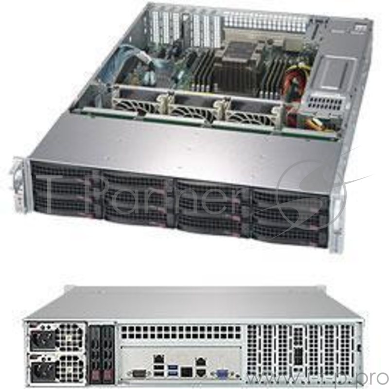 Серверная платформа 2U SAS/SATA SSG-5029P-E1CTR12L SUPERMICRO