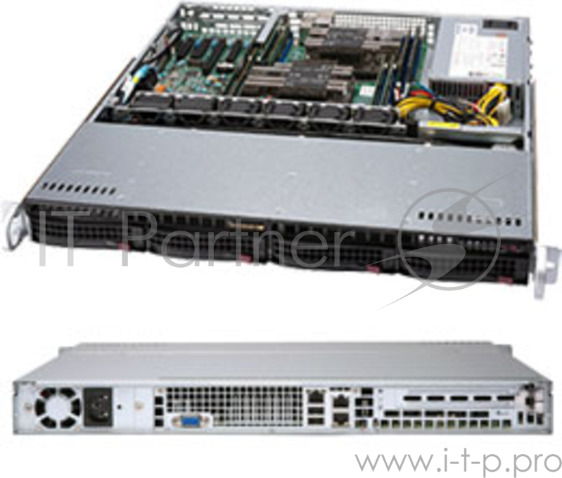 Платформа SuperMicro SYS-6019P-MT 1G 2P 1x500W