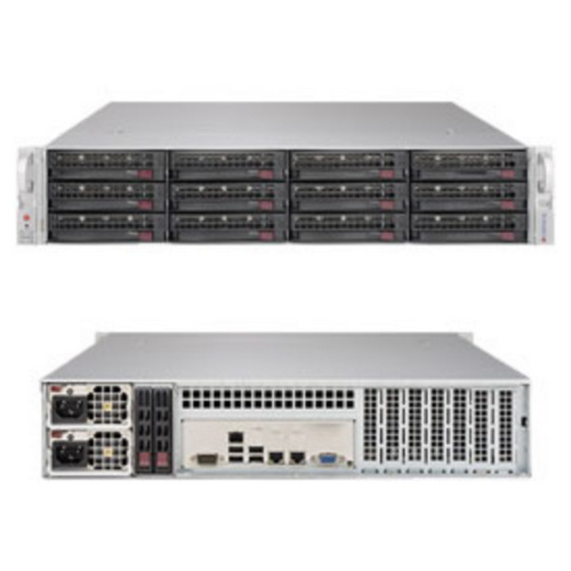 Платформа SuperMicro SSG-6029P-E1CR12T x12 LSI3108 10G 2P 2x1200W
