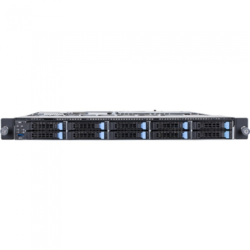 Серверная платформа Gigabyte R180-F2A Dual Socket 1U Rackmount Server, E5-2600 V3 / V4, 24 x RDIMM, 10 x 2.5