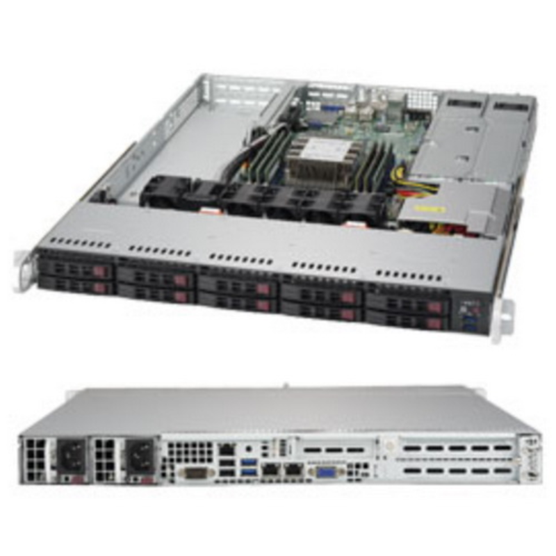 Серверная платформа 1U SATA SYS-1019P-WTR SUPERMICRO