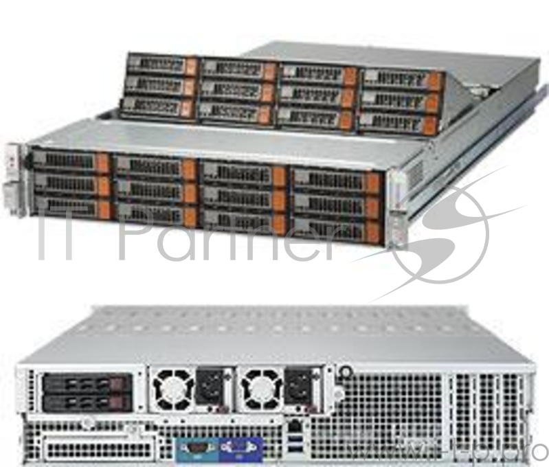 Серверная платформа 2U BLACK SSG-6028R-E1CR24L SUPERMICRO