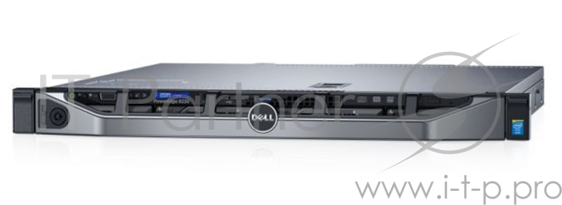 Сервер Dell PowerEdge R230 1U no CPU(E3-1200v6)/ HS/ no memory(4)/ S130 SATA/ noHDD(4)LFF HotPlug/ DVD/ iDRAC8 Exp noPort/ 2xGE/ PS250W(cab)/ noBezel/ StaticRails/ PCI-E: 1xF+1xL/ 3YBWNBD (210-AEXB)