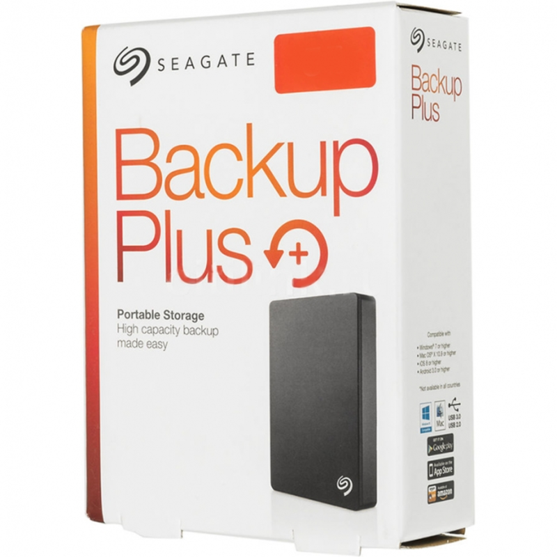 Носитель информации Seagate Portable HDD 1Tb Backup Plus STDR1000201 {USB 3.0, 2.5