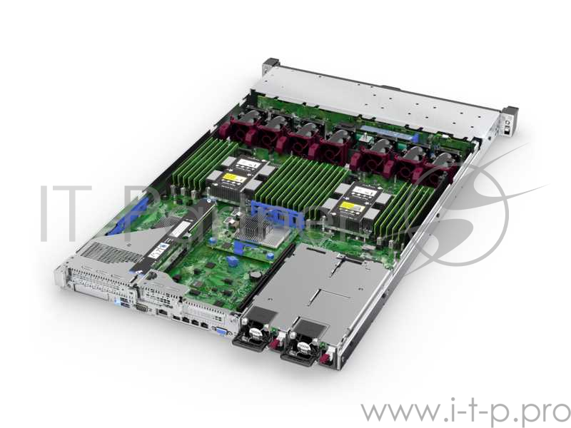 Сервер DL360Gen10 2x5220 (2.2GHz-24.75MB) 16-Core (2 max) / iLO Adv / 2x32GB (DDR4-2933) RDIMM / P408i-a (2Gb) FBWC / HP-SAS/SATA (8/8 SFF max) / 4 RJ-45 2x10/25Gb / 2(2) 800W HotPlug RPS Platinum Halogen / 3-3-3 war