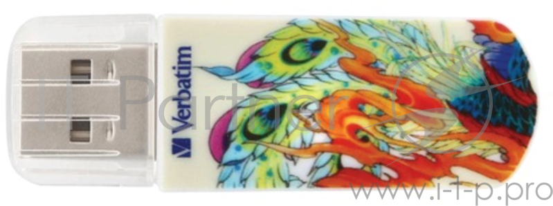 носитель информации Verbatim USB Drive 32Gb Mini Tattoo Edition Phoenix 49898 {USB2.0}