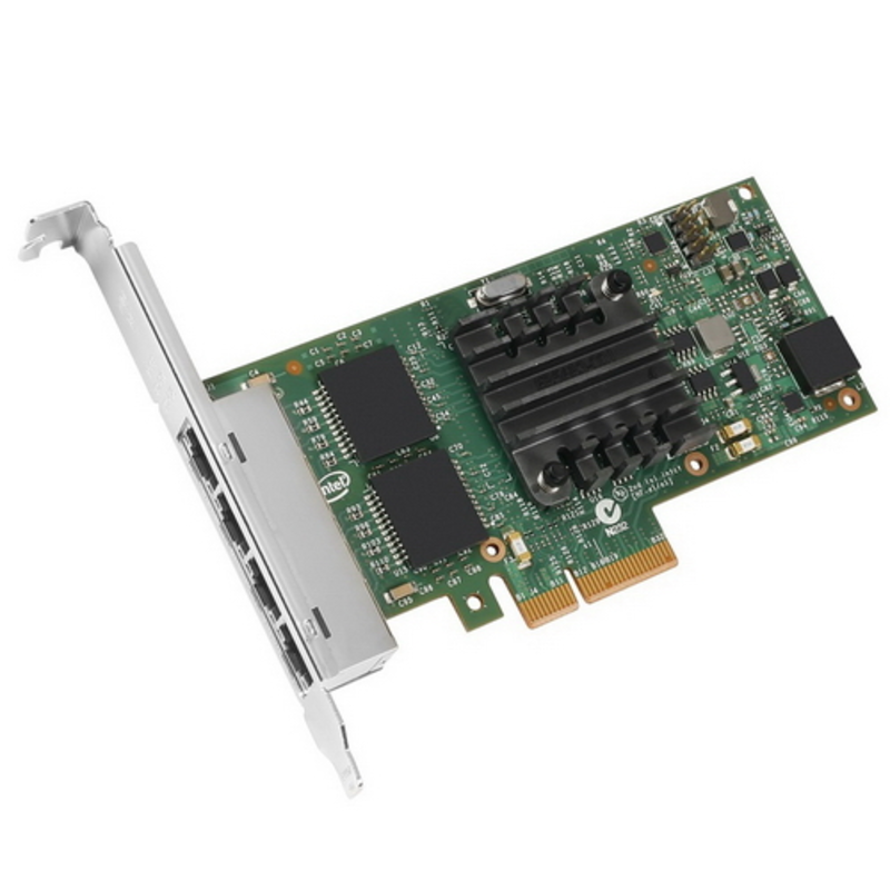 Сетевая карта INTEL I350-T4 (OEM) (PCI Express, 4-Ports, 10/100/1000Base-T, 1000Mbps, Gigabit Ethernet)