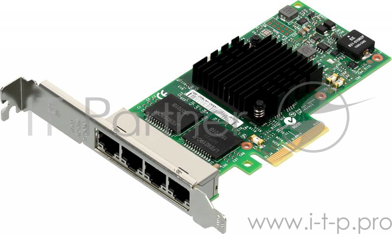 Сетевые адаптеры Intel Ethernet Server Adapter I350-T4V2 (I350T4V2, I350T4V2BLK)