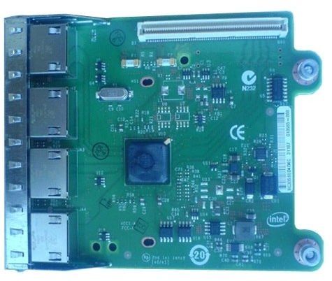 Сетевая карта Dell Intel Ethernet i350 1Gb 4P Network Daughter Card (540-BBHF)