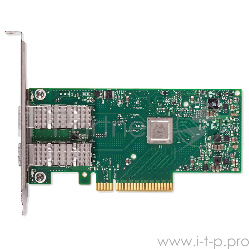 Сетевая карта ConnectX-4 Lx EN network interface card, 10GbE single-port SFP+, PCIe3.0 x8, tall bracket, SR-IOV, TCP/UDP, MPLS, VxLAN, NVGRE, GENEVE, iSER, NFS RDMA, SMB Direct, ROHS R6