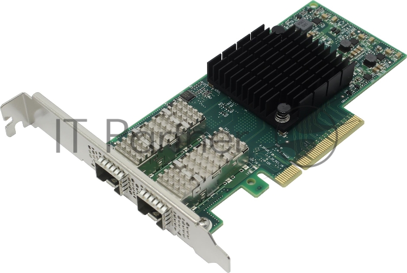Сетевая карта ConnectX-4 Lx EN network interface card, 25GbE dual-port SFP28, PCIe3.0 x8, tall bracket, SR-IOV, TCP/UDP, MPLS, VxLAN, NVGRE, GENEVE, iSER, NFS RDMA, SMB Direct, ROHS R6