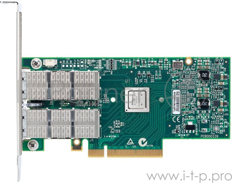 Сетевая карта Infiniband MCX354A-FCCT Dual Port VPI FDR/40/56GbE, PCI-E x8,