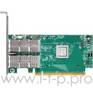 Сетевая карта ConnectX-4 EN network interface card, 40/56GbE dual-port QSFP28, PCIe3.0 x16, tall bracket, ROHS R6