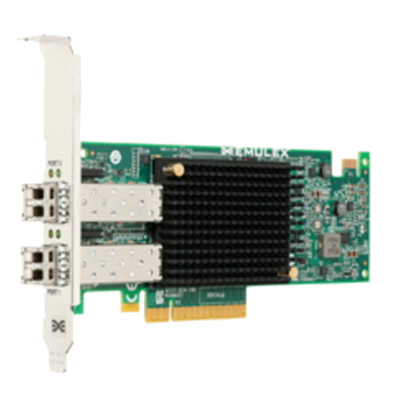 Сетевая карта OCe14102-UM - Dual-port, 10GBASE-SR (short reach optical) SFP+, Converged Network Adapter, Optics included