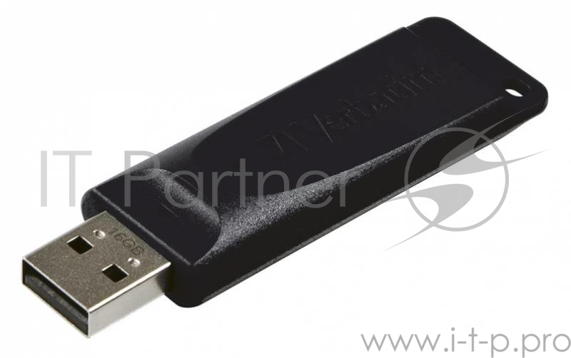 носитель информации Verbatim USB Drive 16Gb Store N Go Slider 98696 {USB2.0}