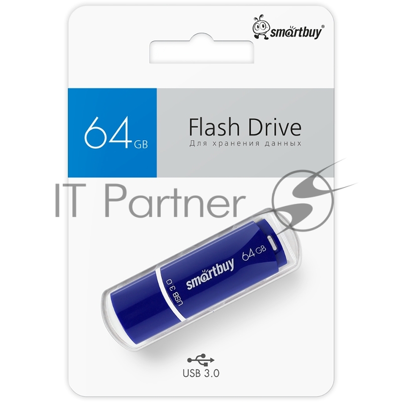 Носитель информации Smartbuy USB Drive 64Gb Crown Blue SB64GBCRW-Bl