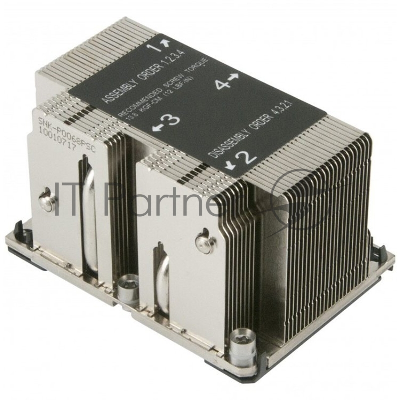 Кулер Supermicro SNK-P0068PSC 2U Heatsink (Front)