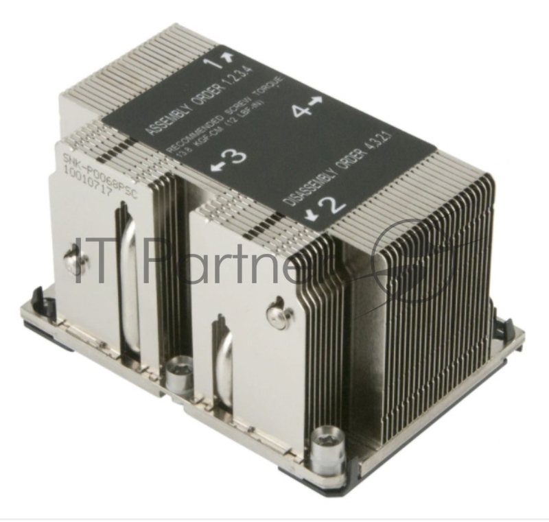 Кулер Supermicro SNK-P0068PSC 2U Heatsink (Front)