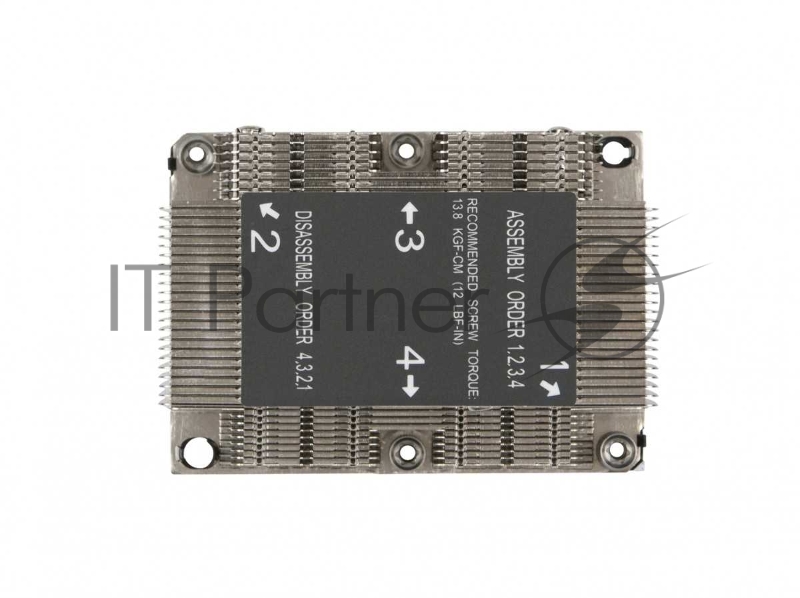 Кулер Supermicro SNK-P0068PSC 2U Heatsink (Front)