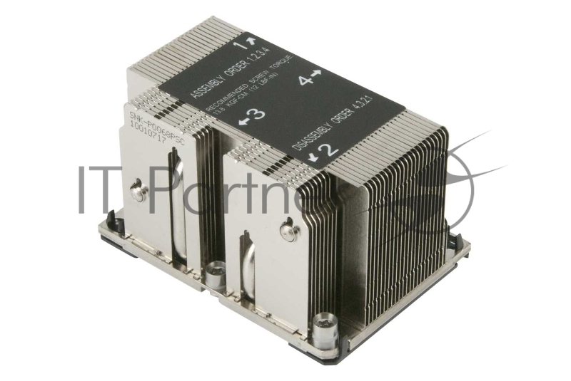 Кулер Supermicro SNK-P0068PSC 2U Heatsink (Front)