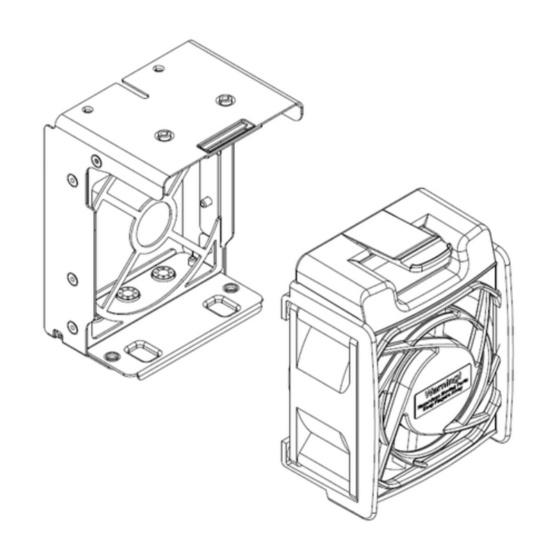 Набор охлаждения Supermicro SC747B X10 Passive GPU Kit