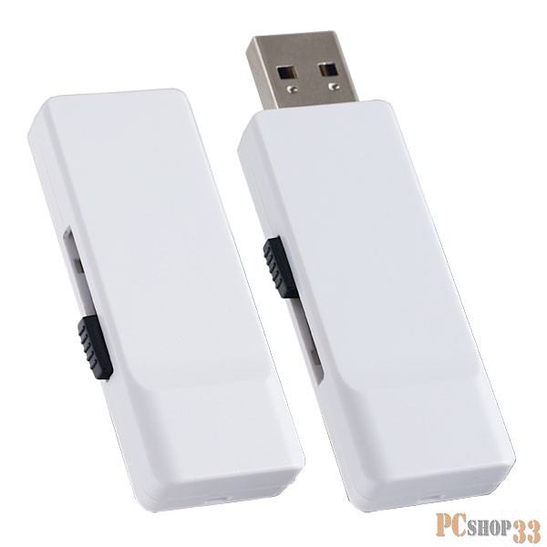 Носитель информации Perfeo USB Drive 8GB R01 White PF-R01W008