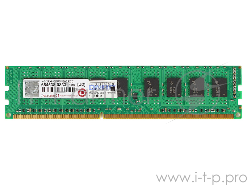Модуль памяти QNAP RAM-4GDR3EC-LD-1333 Оперативная память ECC 4 ГБ DDR3 для TS-ECx79U-RP