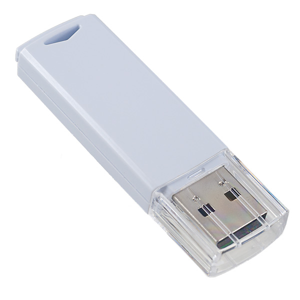 Носитель информации Perfeo USB Drive 4GB C06 White PF-C06W004