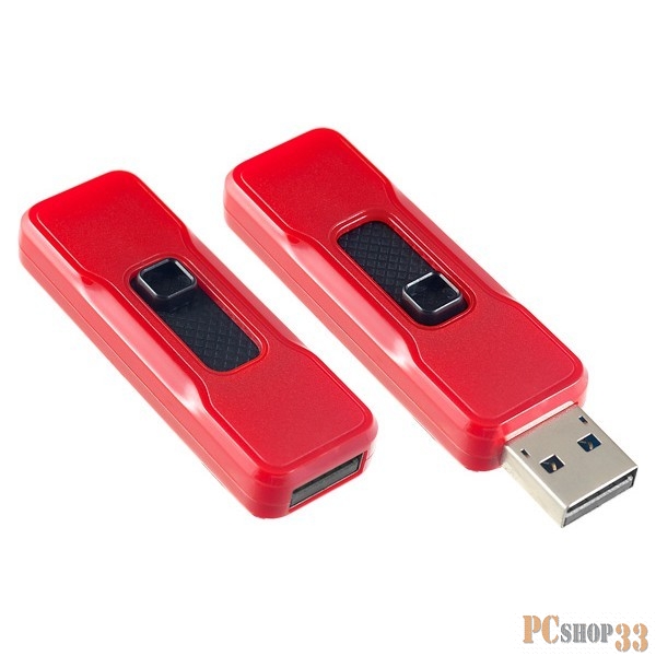 Носитель информации Perfeo USB Drive 16GB S04 Red PF-S04R016