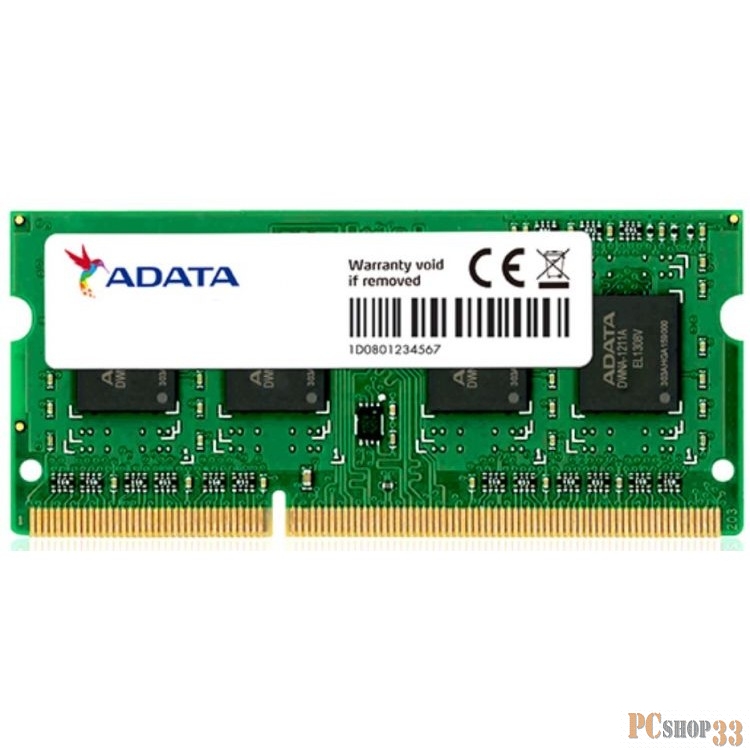 Память 8GB DDR3L SO DIMM 1600 512x8, Low voltage