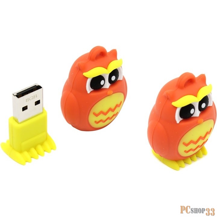Носитель информации Smartbuy USB Drive 8Gb Wild series Owl SB8GBOwl {UFD}