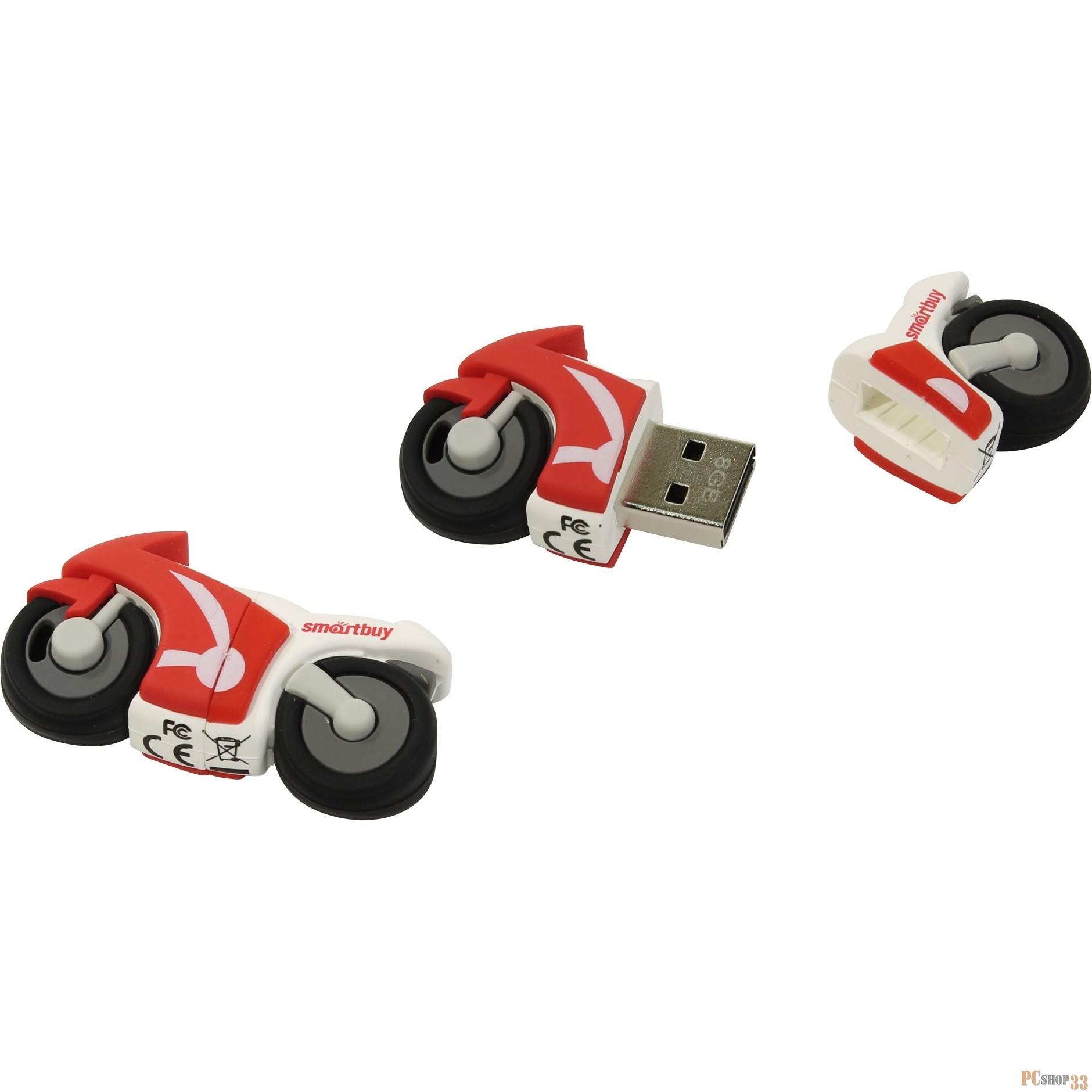 Носитель информации Smartbuy USB Drive 8Gb Wild series Bike SB8GBBike {UFD}