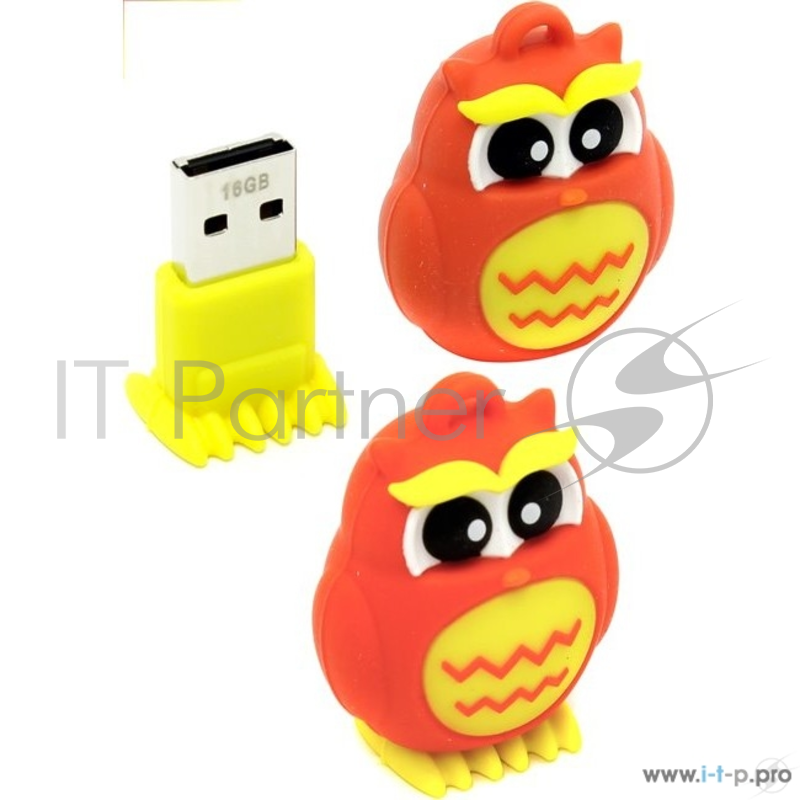 Носитель информации Smartbuy USB Drive 16Gb Wild series Owl SB16GBOwl {UFD}
