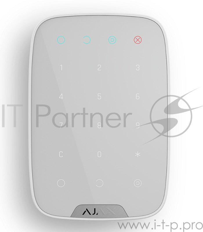 Пульт управления AJAX KeyPad () Wireless touch keyboard, White