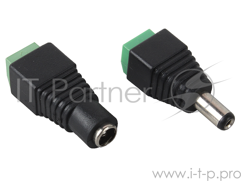 Переходники Orient для питания видеокамер C662, комплект из 2 шт DC(M&F), винтовое соединение